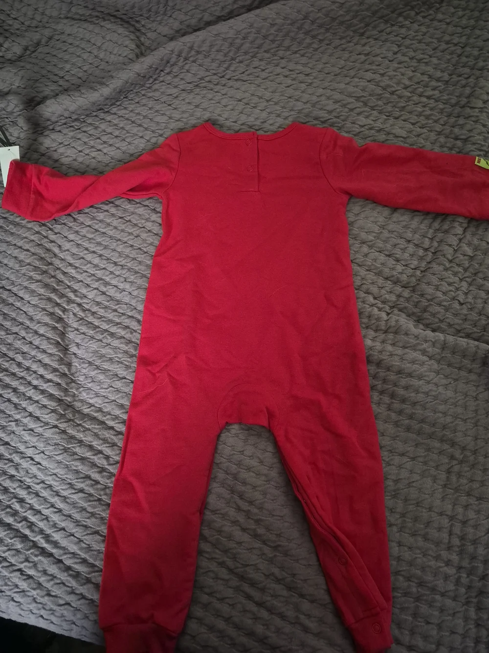 Kids' Red Grinch One-Piece Bodysuit